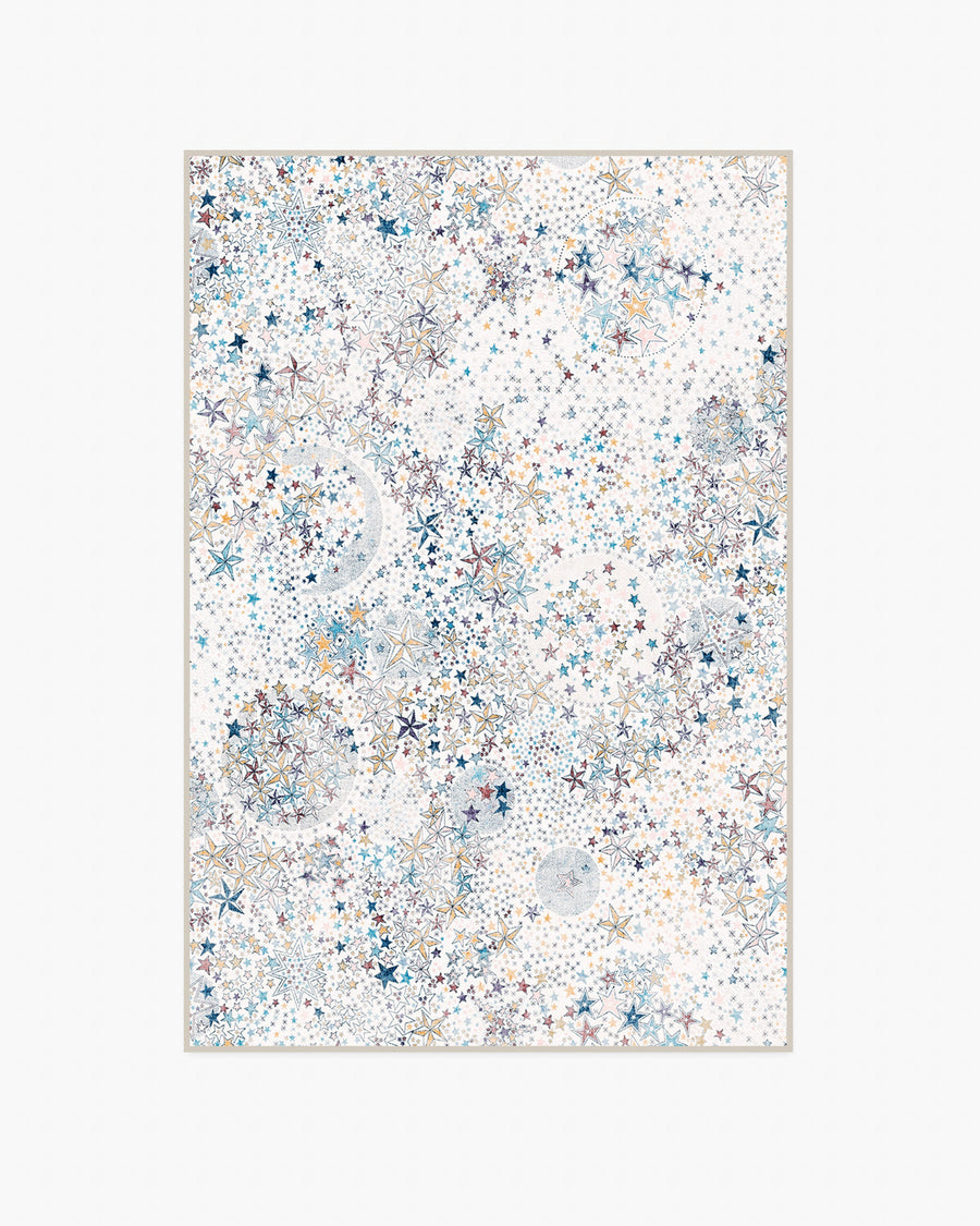 Adelajda Confetti — Halı, Mavi, AREA, beyaz zemin, 4x6