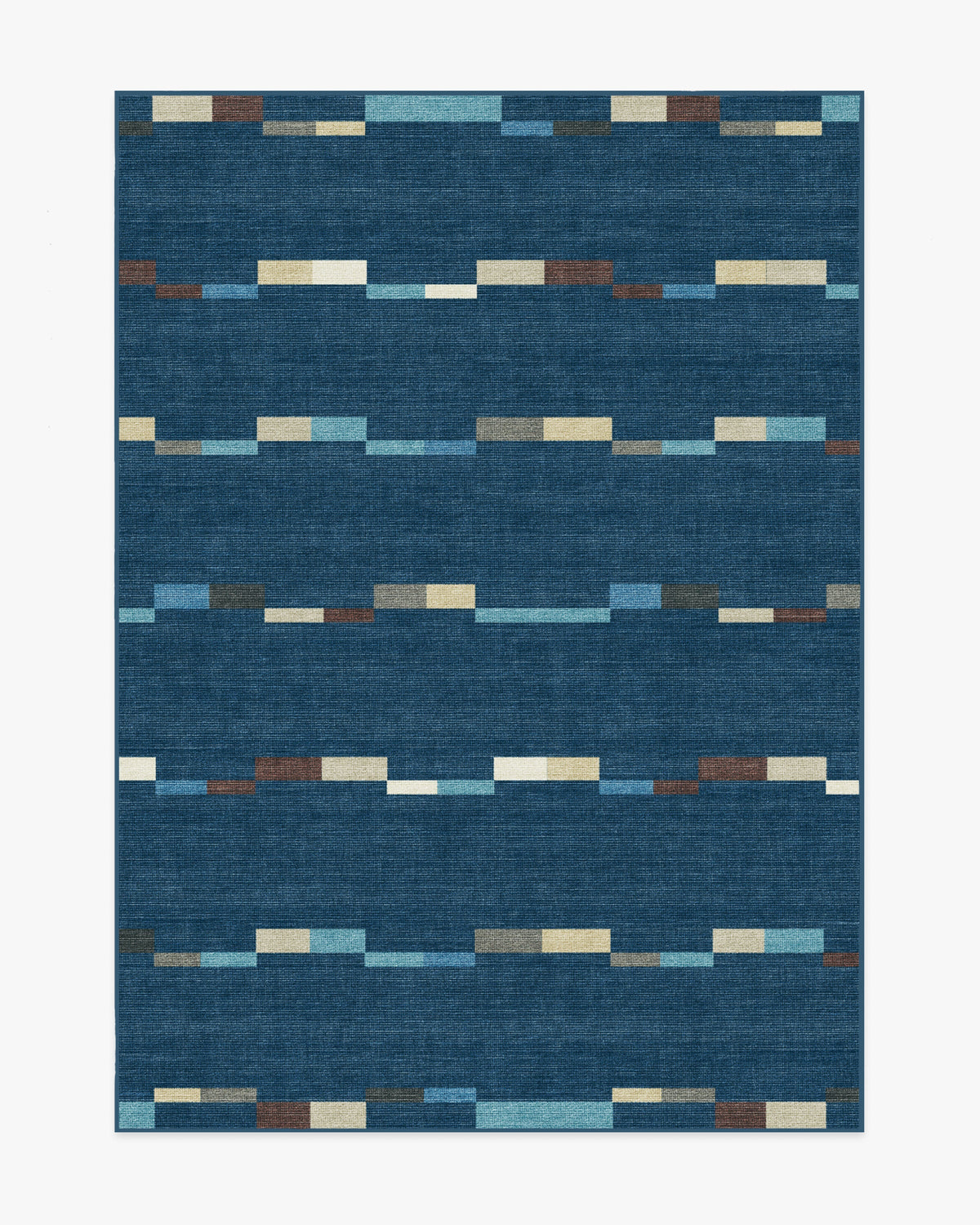 Rift — Halı, Lacivert, AREA, beyaz zemin, 5x7
