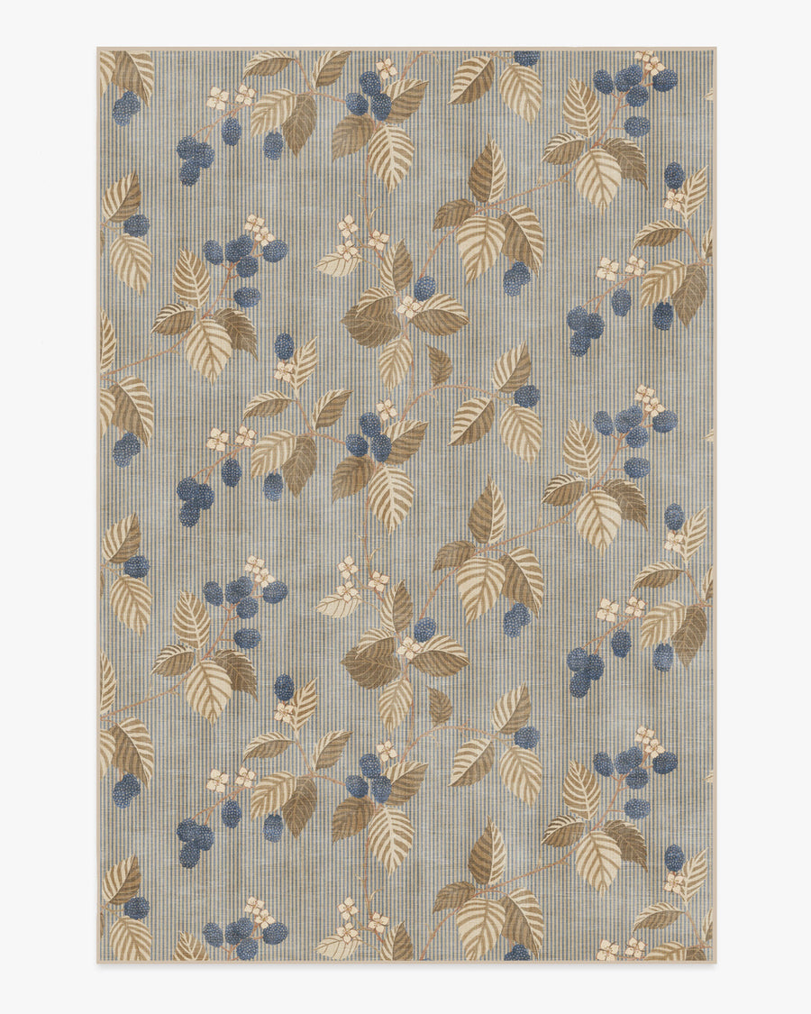 Rubus — Halı, Azure Fawn, AREA, beyaz zemin, 6x9