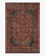 Kaden — Halı, Kehribar Kırmızı, AREA, beyaz zemin, 6x9
