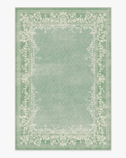 Juliet — Halı, Adaçayı Yeşili, AREA, beyaz zemin, 6x9