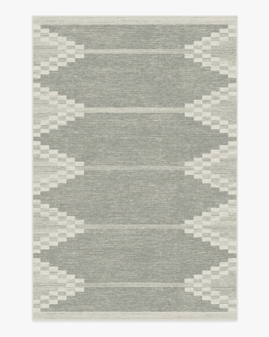 Sloane — Halı, Gri, AREA, beyaz zemin, 6x9