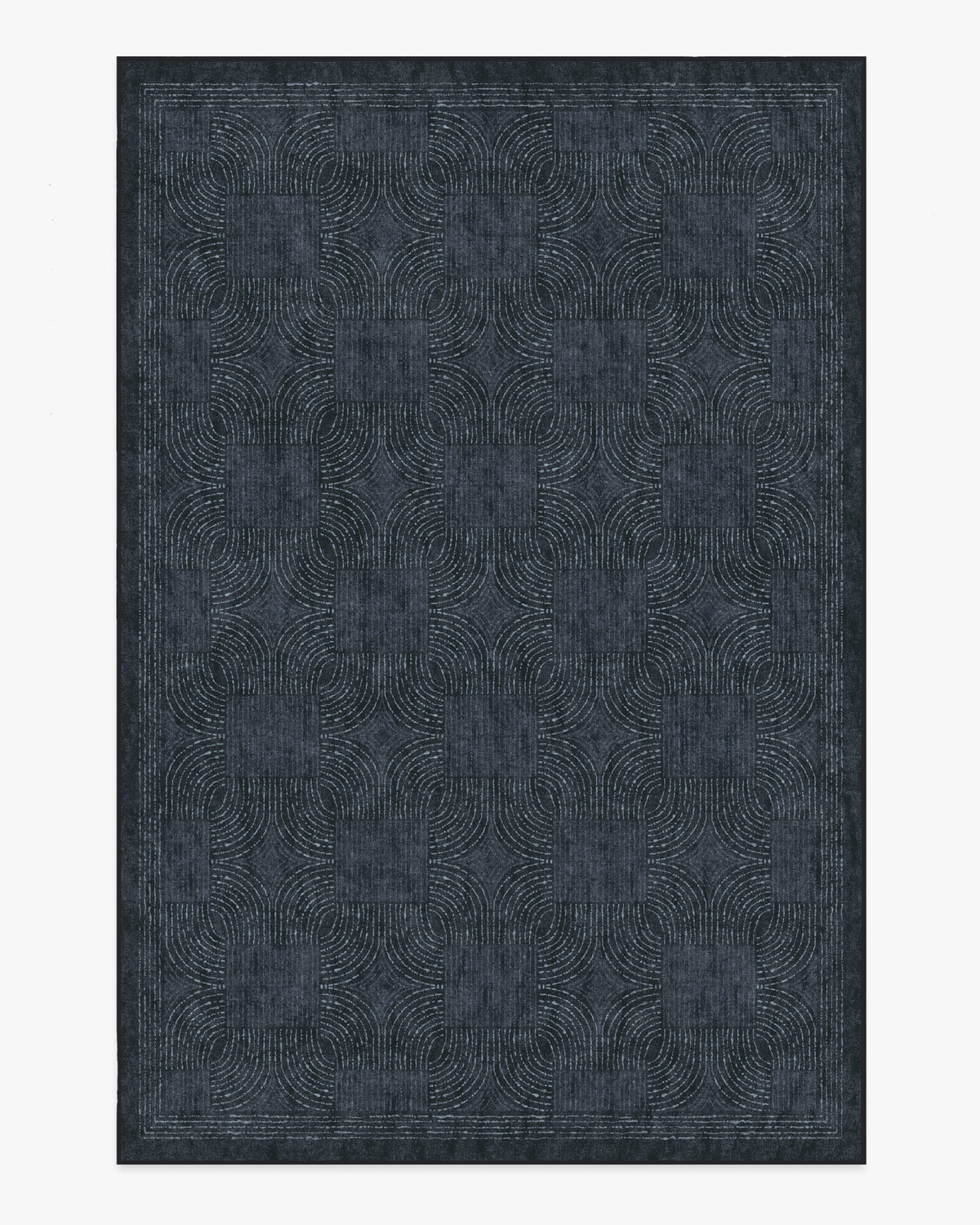 Montecito — Halı, Çivit, AREA, beyaz zemin, 6x9