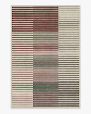 Gradasi Sumac — Halı, Kahverengi, AREA, beyaz zemin, 6x9