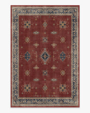 Verena — Halı, Kehribar Kırmızı, AREA, beyaz zemin, 6x9