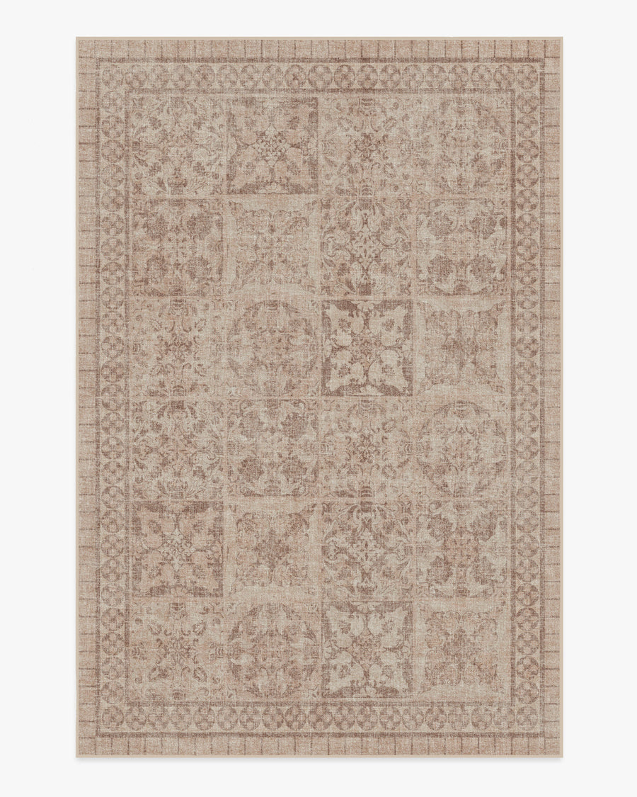 Astoria — Halı, Gül Altın, AREA, beyaz zemin, 6x9