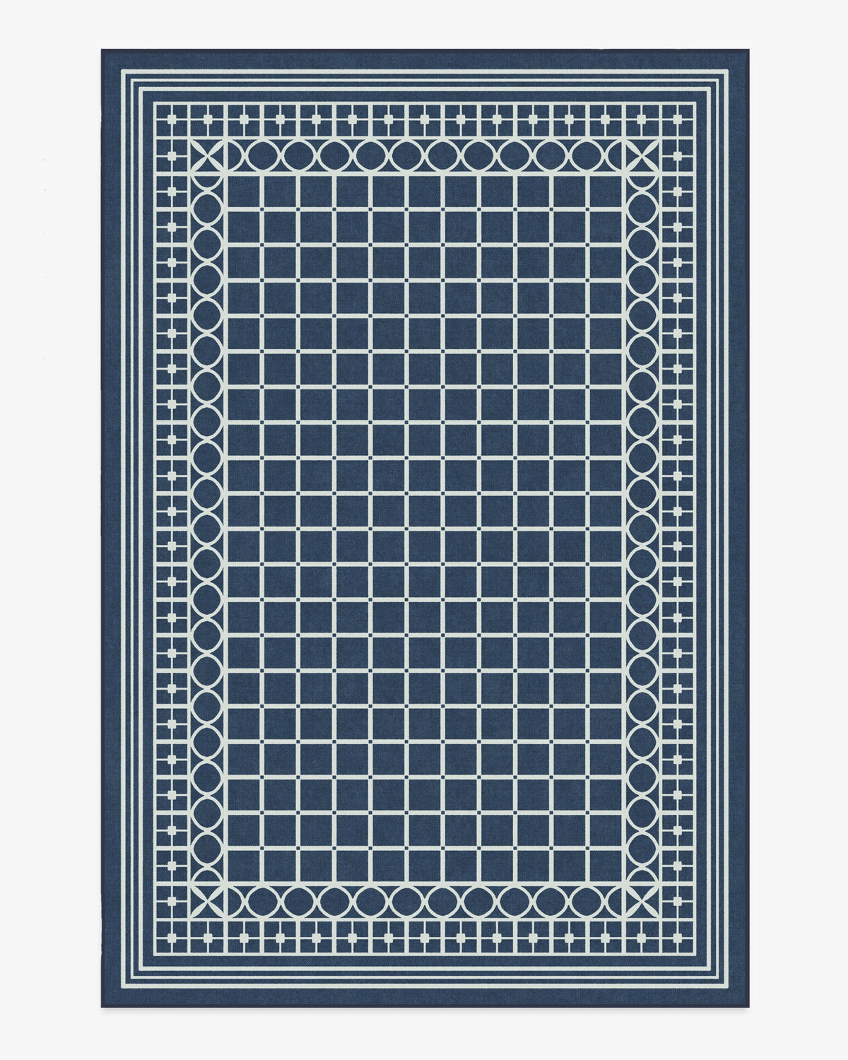 Gray Malin Palm Beach — Halı, Lacivert, AREA, beyaz zemin, 6x9