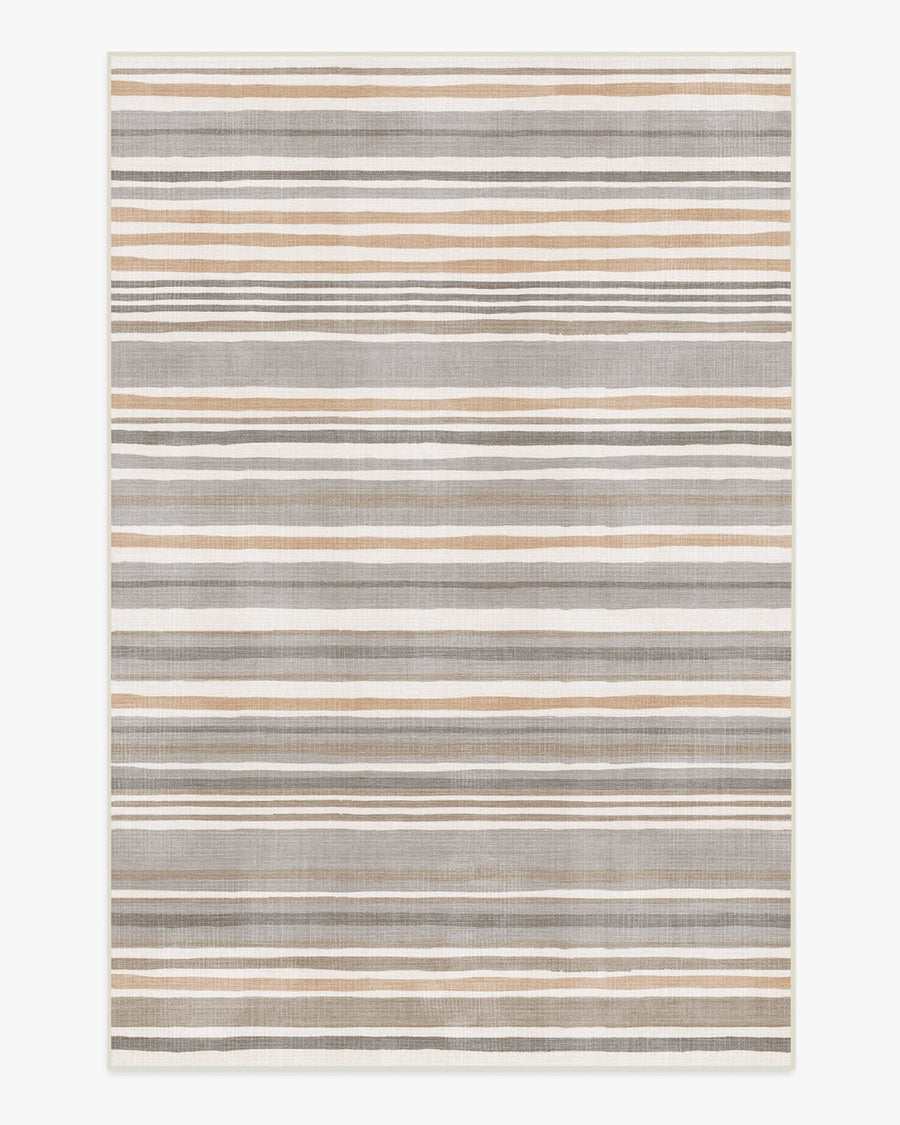 Elio Stripe — Halı, Gri Fildişi, AREA, beyaz zemin, 6x9