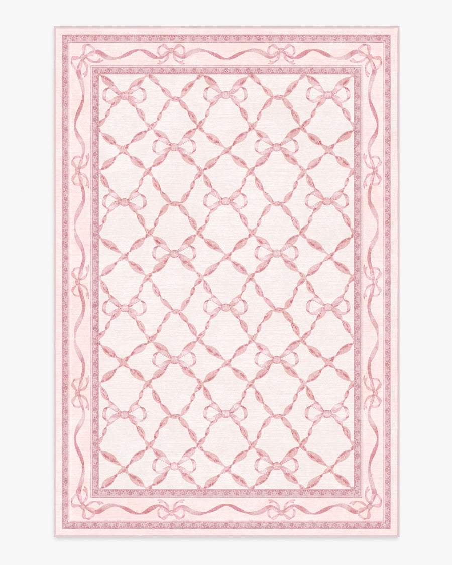 Eloise — Halı, Pembe, AREA, beyaz zemin, 6x9