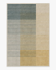 Gradasi Teal Quartz — Halı, Yeşil, AREA, beyaz zemin, 6x9