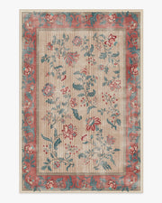 Lilou Currant — Halı, Turkuaz Yeşil, AREA, beyaz zemin, 6x9