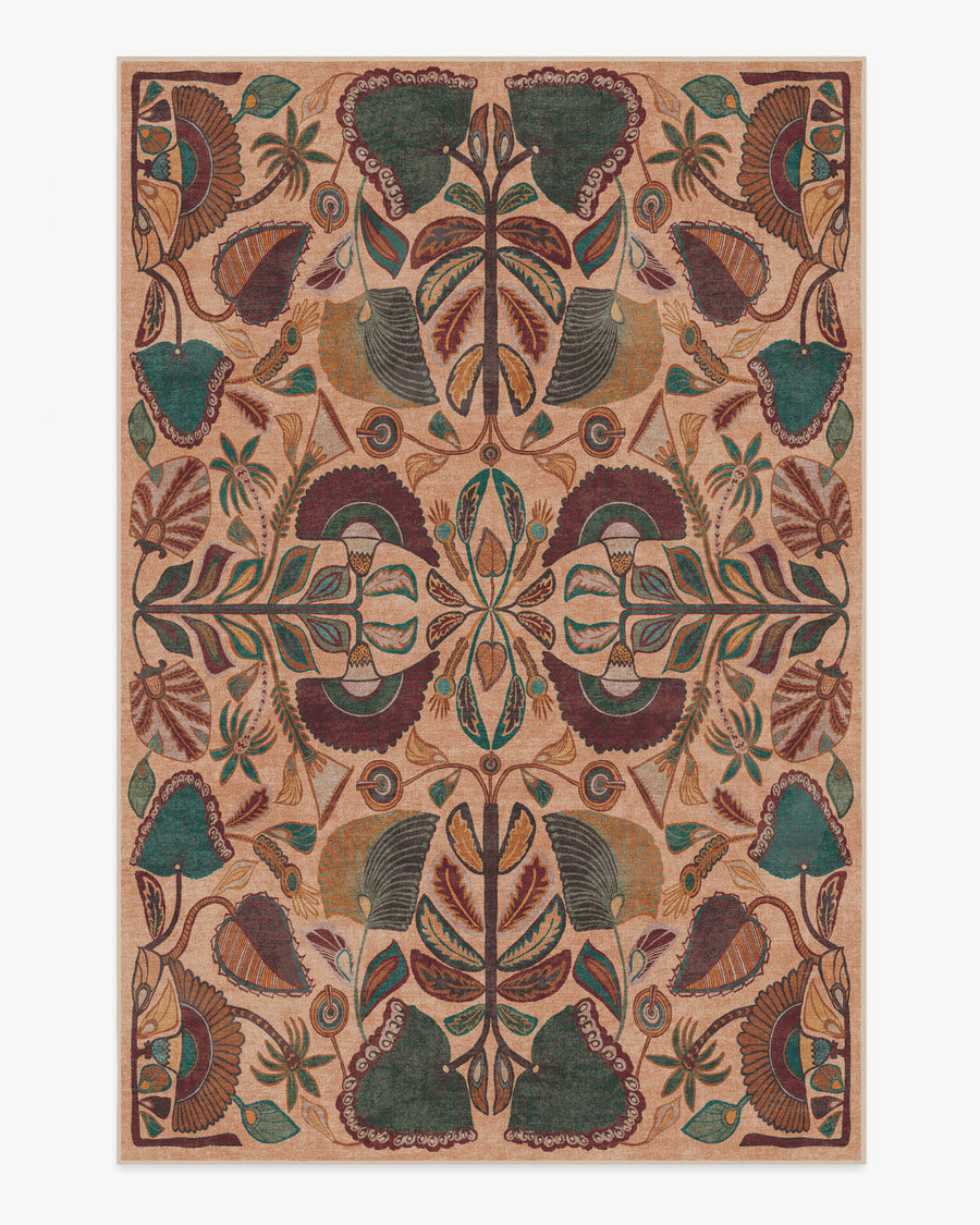 Justina Blakeney Georgia — Halı, Kaleidoscope, AREA, beyaz zemin, 6x9