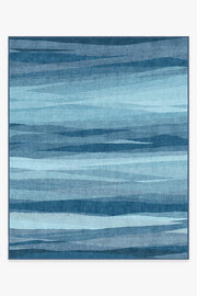 Meridian — Halı, Mavi, AREA, beyaz zemin, 8x10