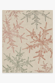 Snowflake Creme — Halı, Bej, AREA, beyaz zemin, 8x10