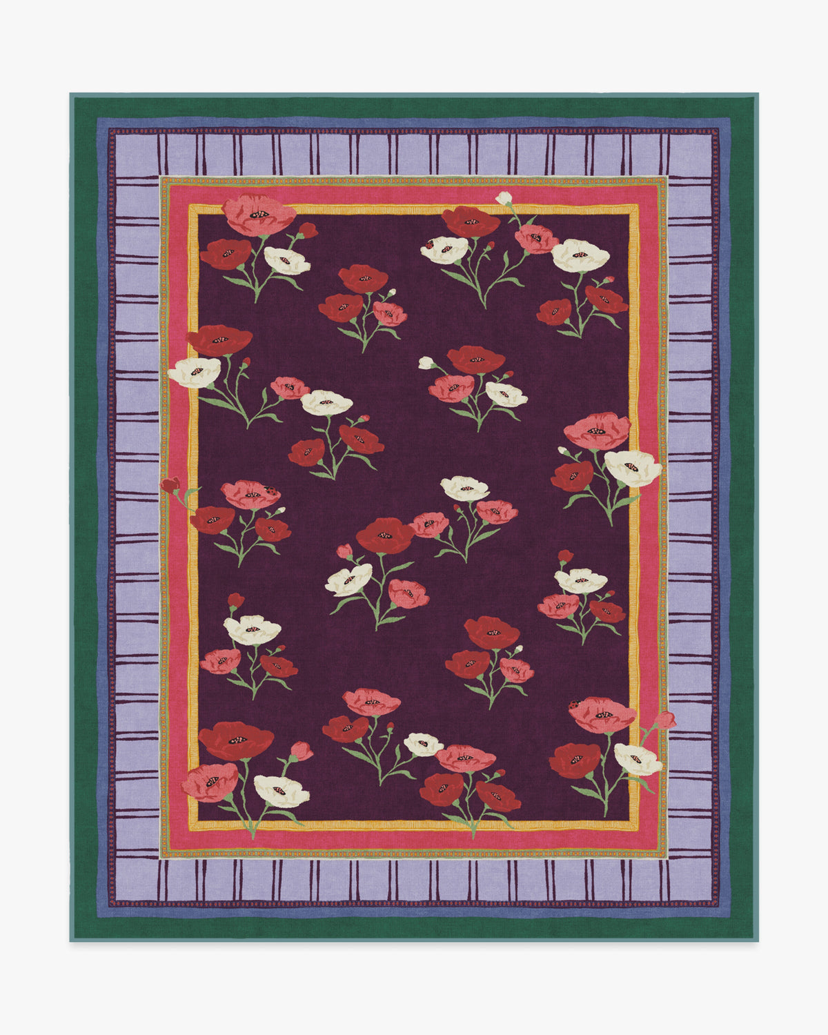 Ambroeus — Halı, Royal Erik, AREA, beyaz zemin, 8x10
