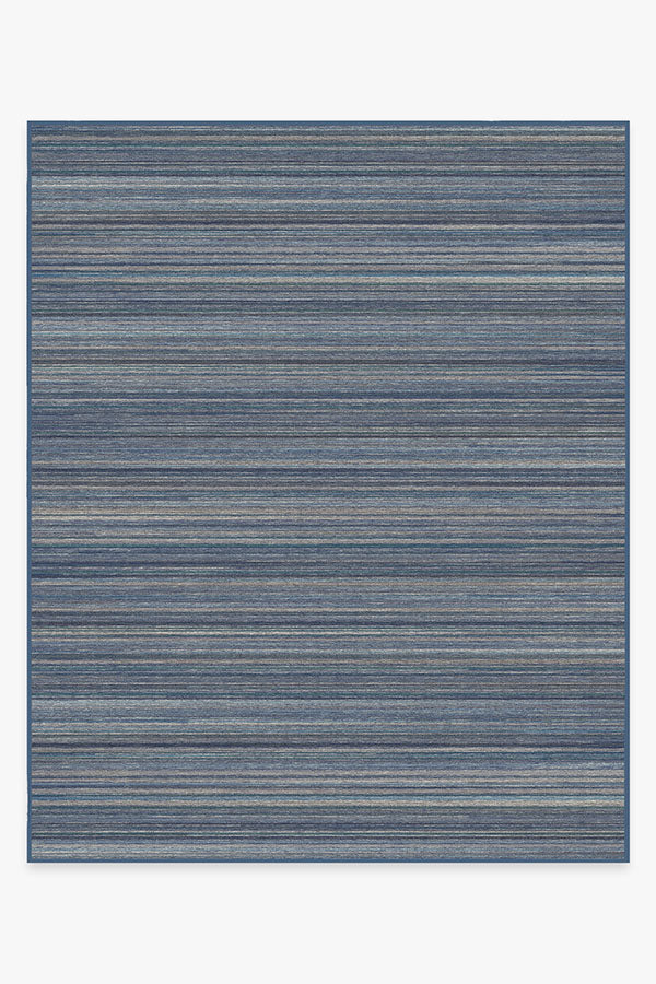 Multi Stripe — Halı, Mavi, AREA, beyaz zemin, 8x10
