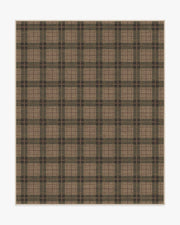 Alfie Plaid — Halı, Doğal Yeşil, AREA, beyaz zemin, 8x10