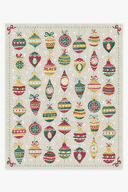Festive Garland — Halı, Bej, AREA, beyaz zemin, 8x10