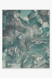 Aurora — Halı, Turkuaz Gri, AREA, beyaz zemin, 8x10