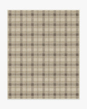 Piper Plaid — Halı, Nötr, AREA, beyaz zemin, 8x10