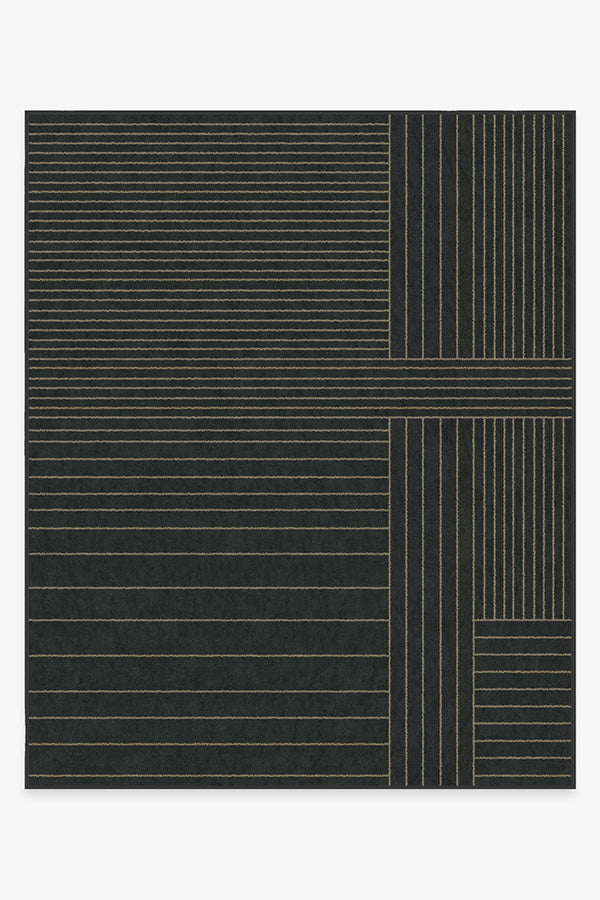 Bowie — Halı, Antrasit, AREA, beyaz zemin, 8x10