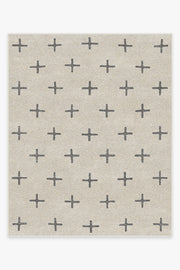 Crosby Birch — Halı, Antrasit, AREA, beyaz zemin, 8x10
