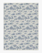 Toile — Halı, Mavi, AREA, beyaz zemin, 9x12