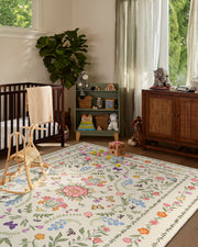 Springtime Lullaby — Halı, Fildişi Çok Renkli, AREA, yaşam alanı, 6x9