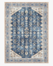 Pradera — Halı, Lacivert, AREA, beyaz zemin, 10x14