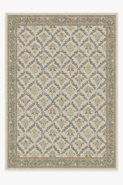 Morris And Co Bellflowers — Halı, Fildişi Altın, AREA, beyaz zemin, 10x14