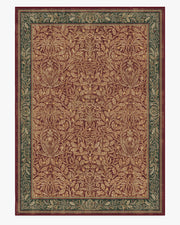 Morris And Co Acorn — Halı, Kehribar Kırmızı, AREA, beyaz zemin, 10x14