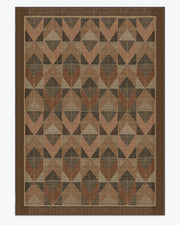 Ember — Halı, Bakır Kahverengi, AREA, beyaz zemin, 10x14