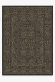 Morris And Co Bluebell — Halı, Yumuşak Siyah, AREA, beyaz zemin, 10x14