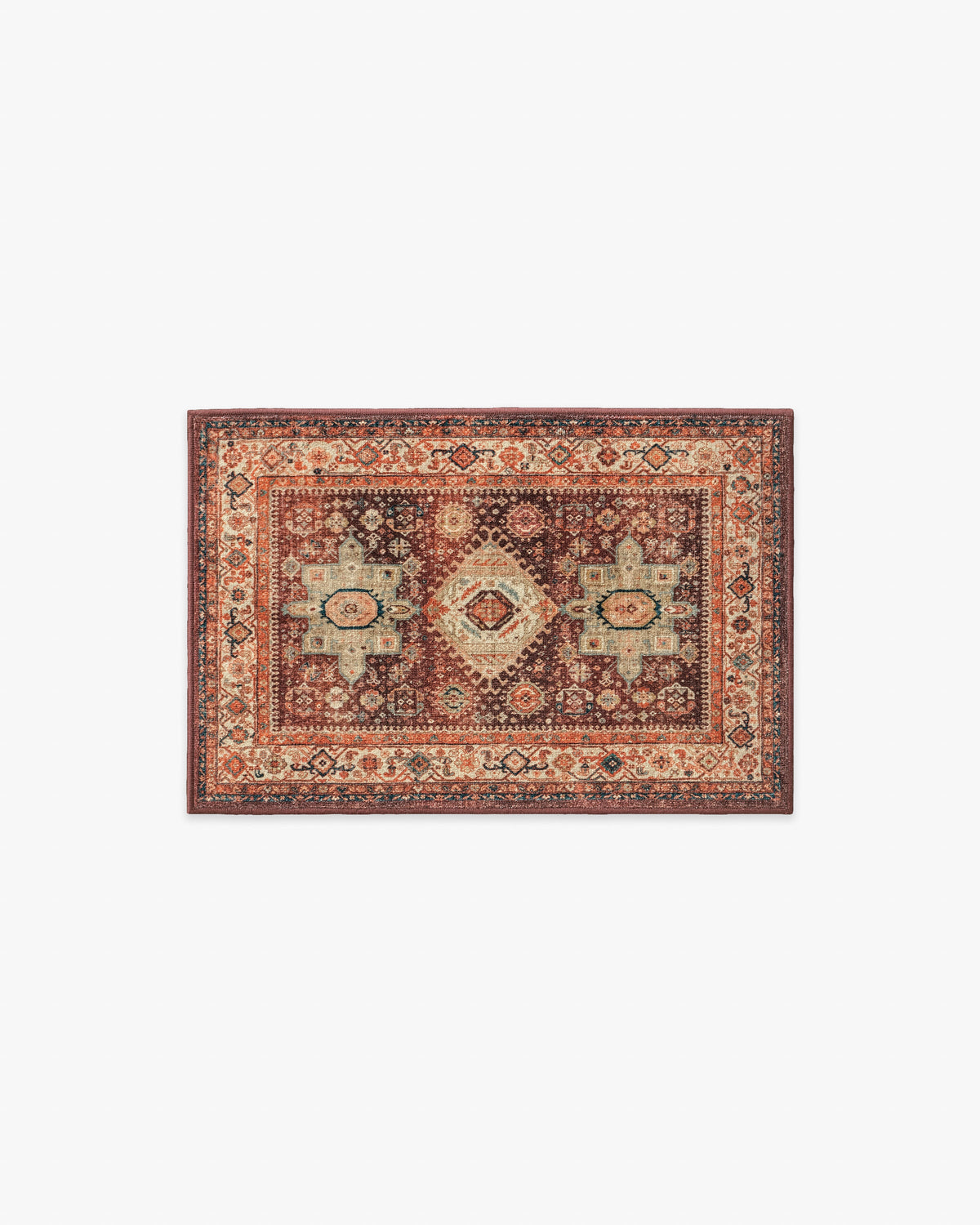 Avila — Halı, Crimson Kırmızı, AREA, beyaz zemin, 2x3