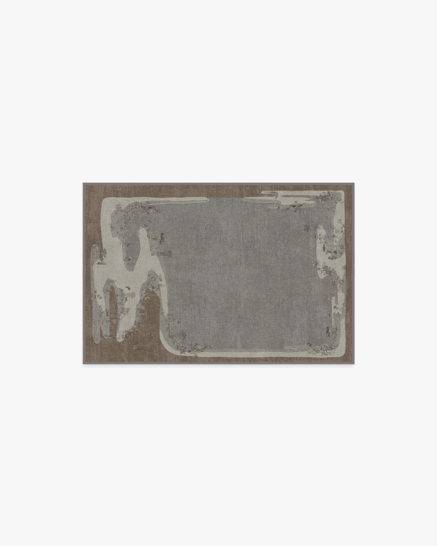 Mushroom Dream — Halı, Gri Vizon, AREA, beyaz zemin, 2x3