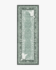 Humbertos Bandana — Halı, Yeşil, RUNNER, beyaz zemin, 2x7