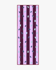 Todd Stripe Gummy — Halı, Pembe Bordo, RUNNER, beyaz zemin, 2x7