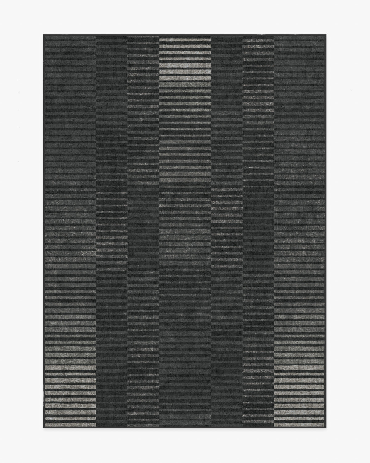Shadow Stripe — Halı, Antrasit, AREA, beyaz zemin, 5x7