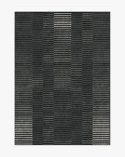 Shadow Stripe — Halı, Antrasit, AREA, beyaz zemin, 5x7