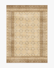 Lorah — Halı, Warm Doğal, AREA, beyaz zemin, 5x7