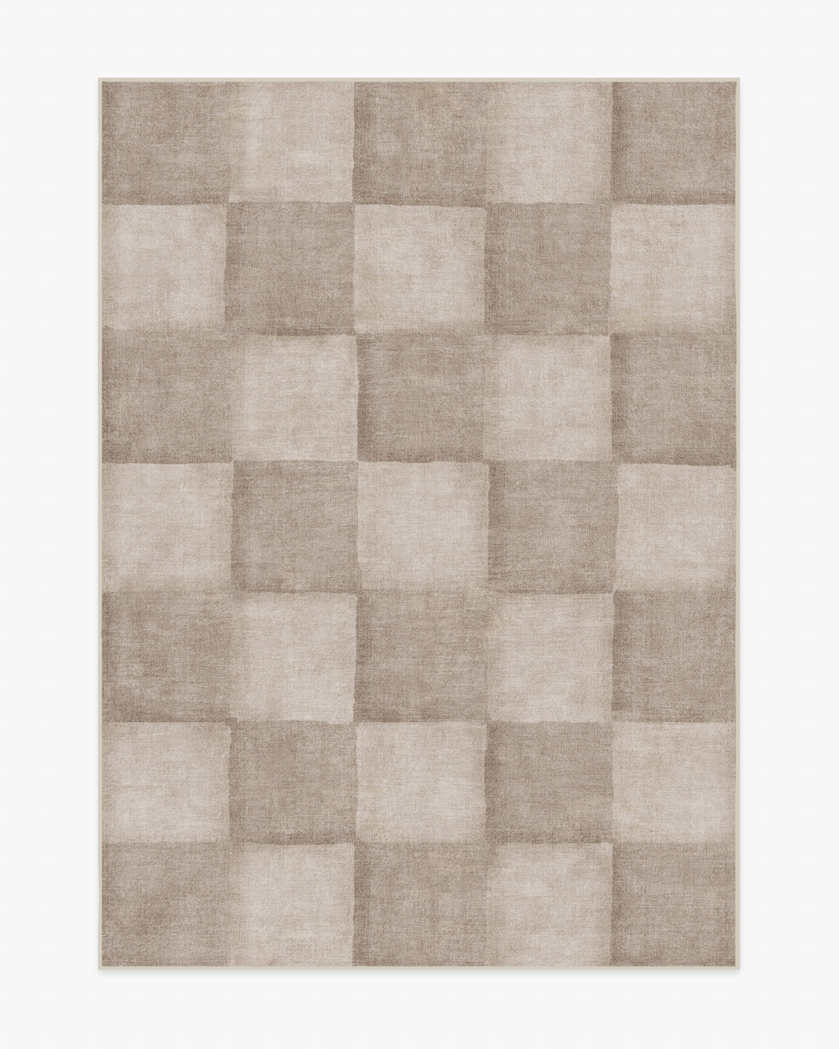 Hearth Check — Halı, Warm Gri, AREA, beyaz zemin, 5x7