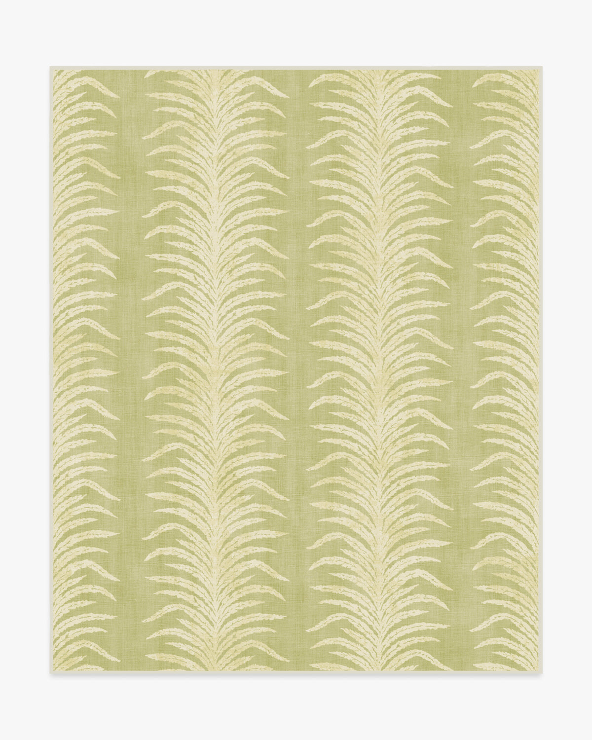 Tree Fern Matcha — Halı, Yeşil, AREA, beyaz zemin, 8x10