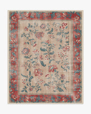 Lilou Currant — Halı, Turkuaz Yeşil, AREA, beyaz zemin, 8x10