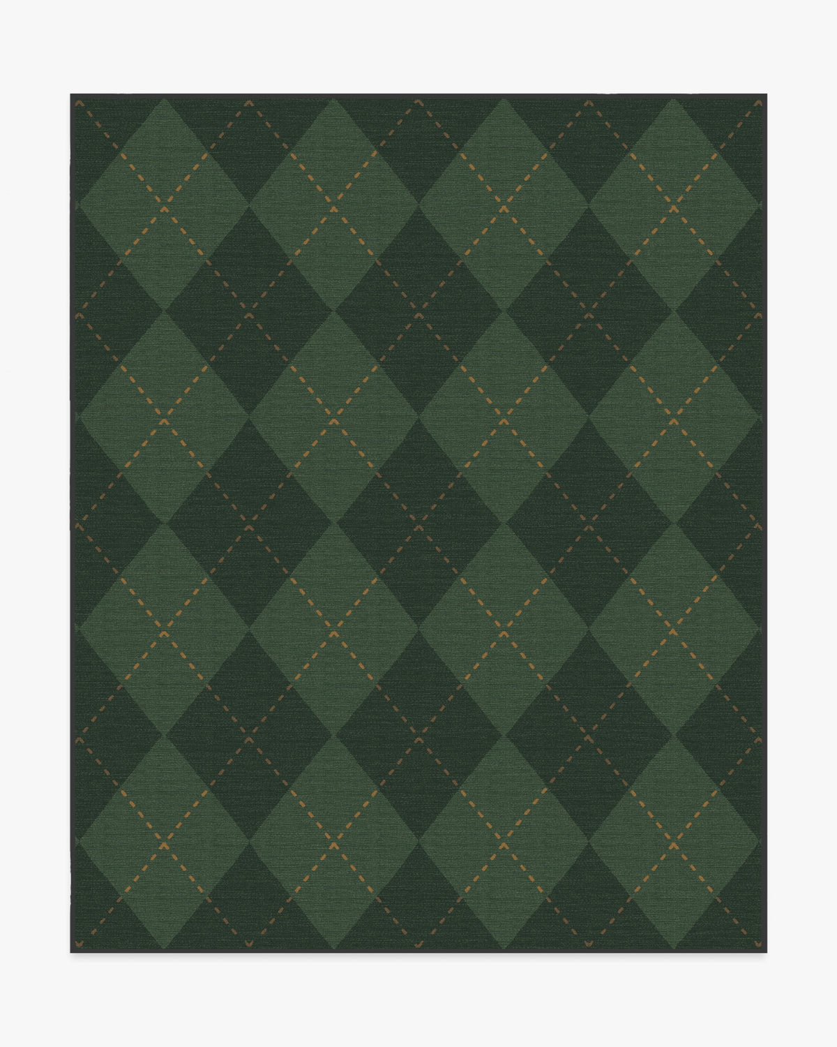Oliver Argyle — Halı, Orman Yeşili, AREA, beyaz zemin, 8x10