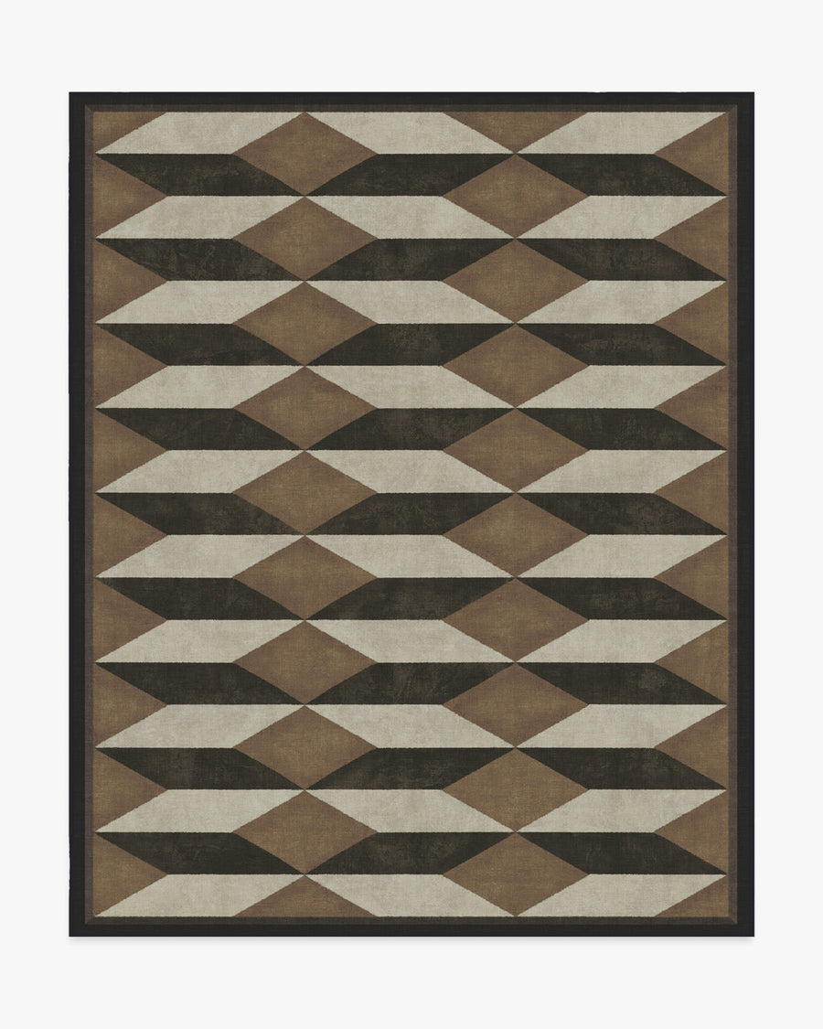 Oak — Halı, Siyah Deve Tüyü, AREA, beyaz zemin, 8x10