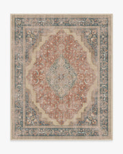 Adeline — Halı, Antique Kırmızı, AREA, beyaz zemin, 8x10