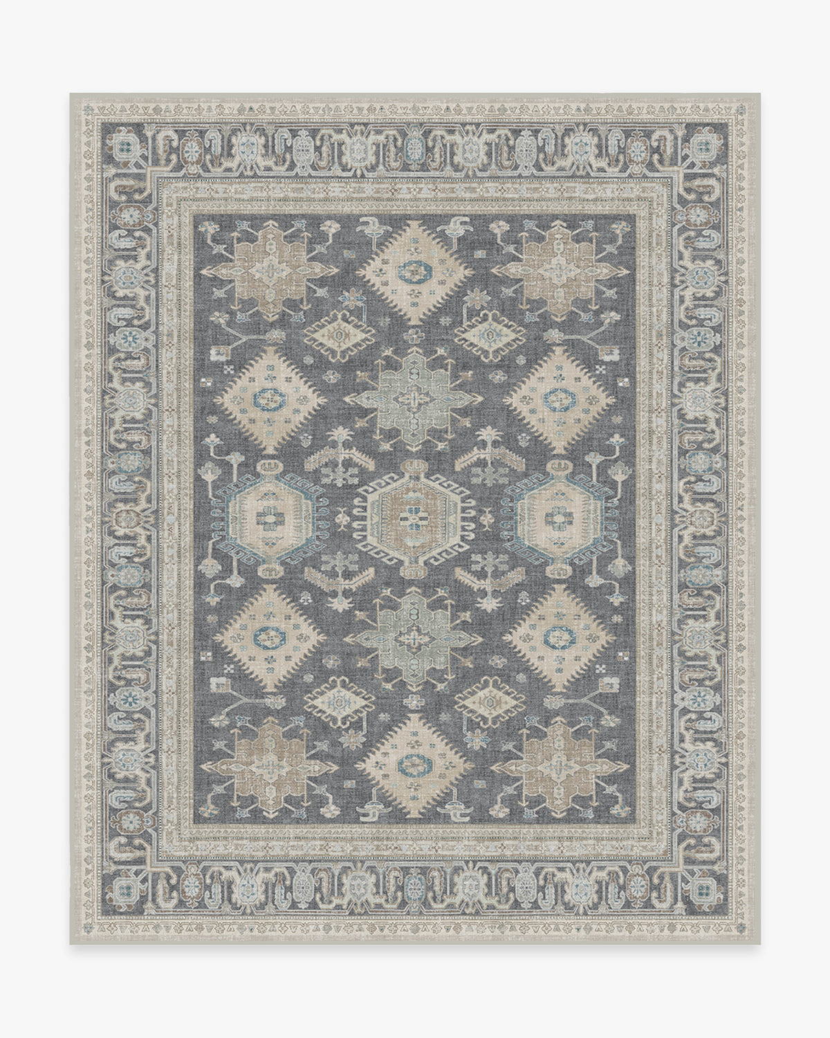 Cambria — Halı, Abalone, AREA, beyaz zemin, 8x10