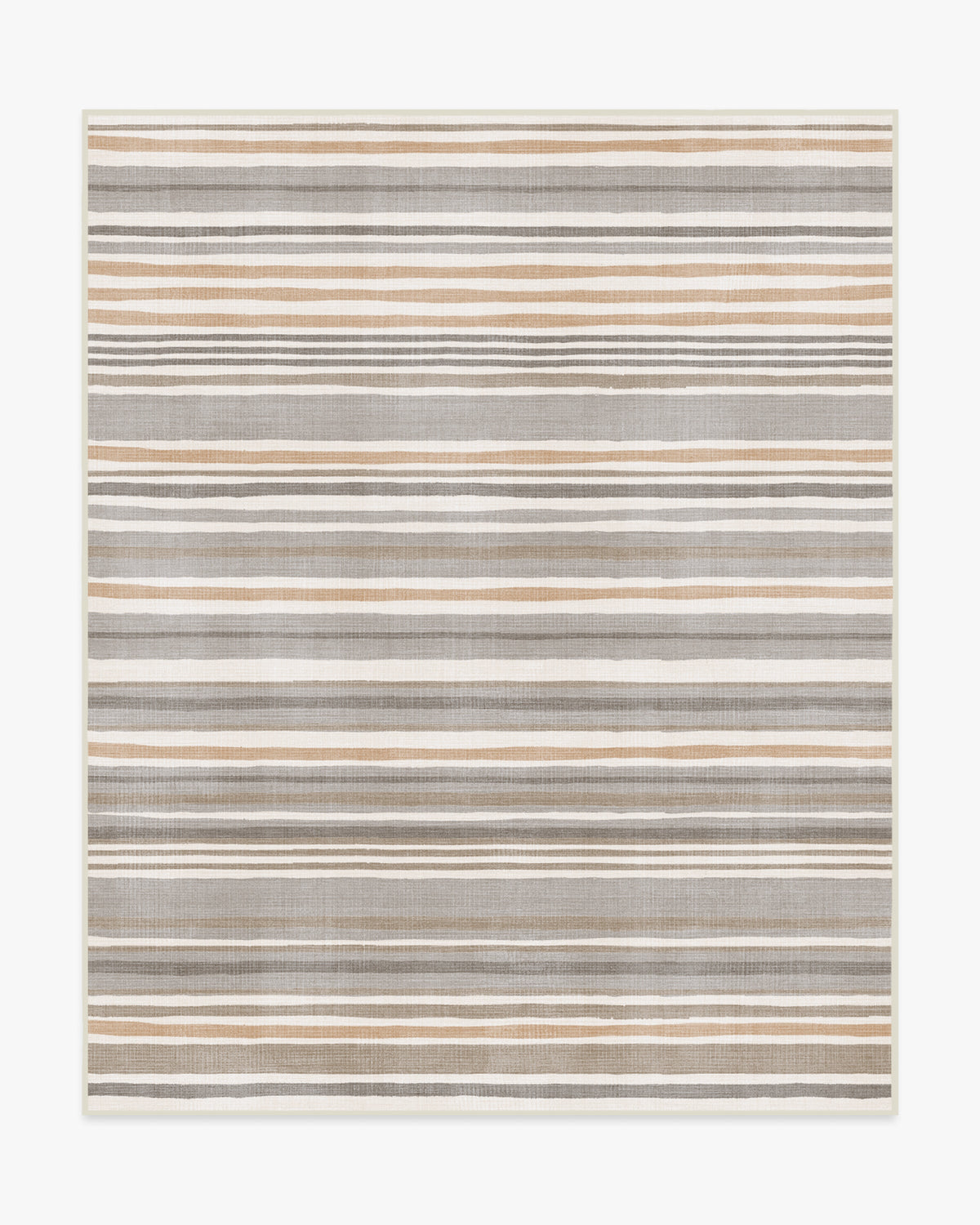 Elio Stripe — Halı, Gri Fildişi, AREA, beyaz zemin, 8x10