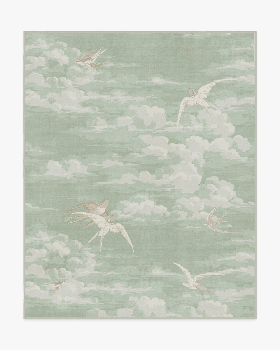 Silvi Clouds — Halı, Seaspray, AREA, beyaz zemin, 8x10