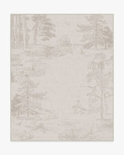 Hundred Acre — Halı, Wood Soft Gri, AREA, beyaz zemin, 8x10